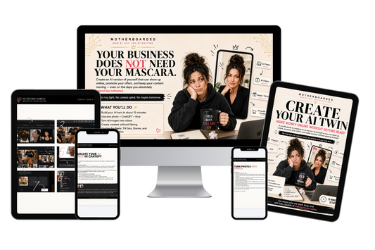 Create Your AI Twin: Make Money Online Without Getting Ready | AI Content Creation Guide for Moms