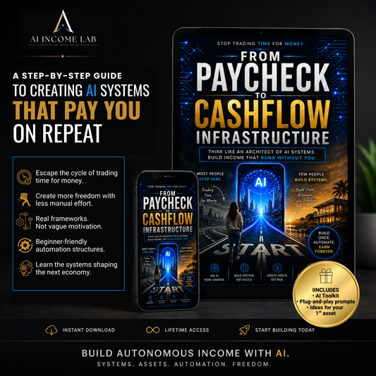 From Paycheck to Cashflow Infrastructure: Build Income that Runs Without You