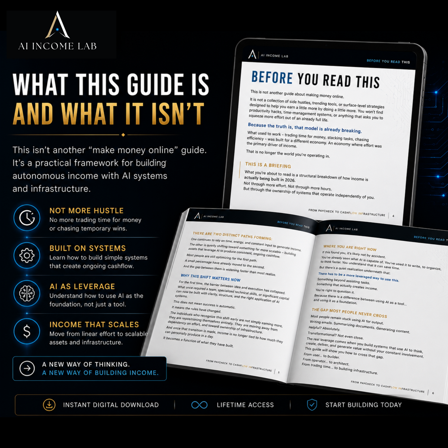 From Paycheck to Cashflow Infrastructure: Build Income that Runs Without You