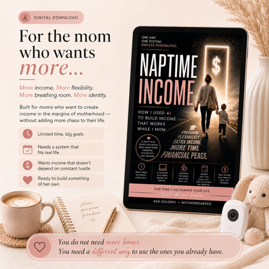 Naptime Income: Digital Product Sales System for Moms