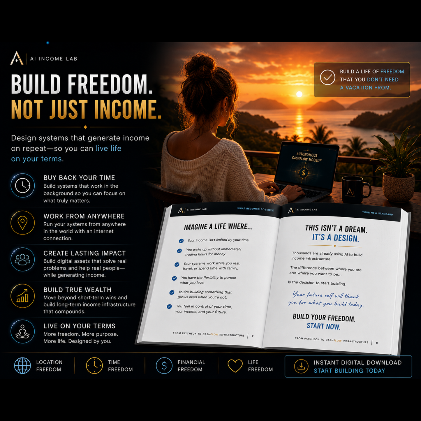 From Paycheck to Cashflow Infrastructure: Build Income that Runs Without You