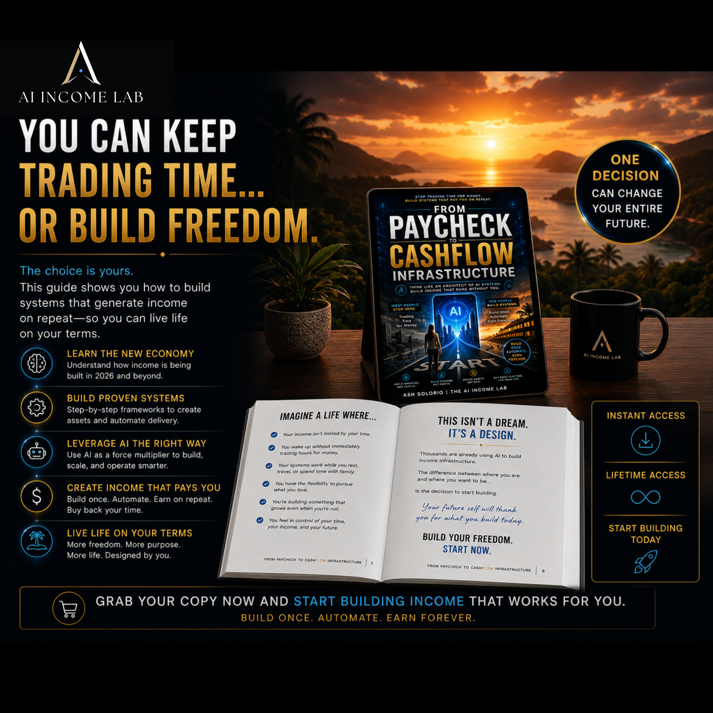 From Paycheck to Cashflow Infrastructure: Build Income that Runs Without You