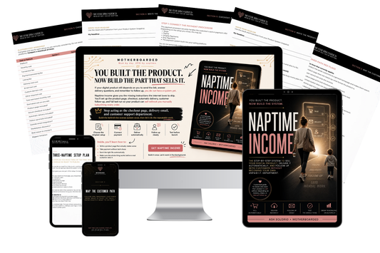 Naptime Income: Digital Product Sales System for Moms